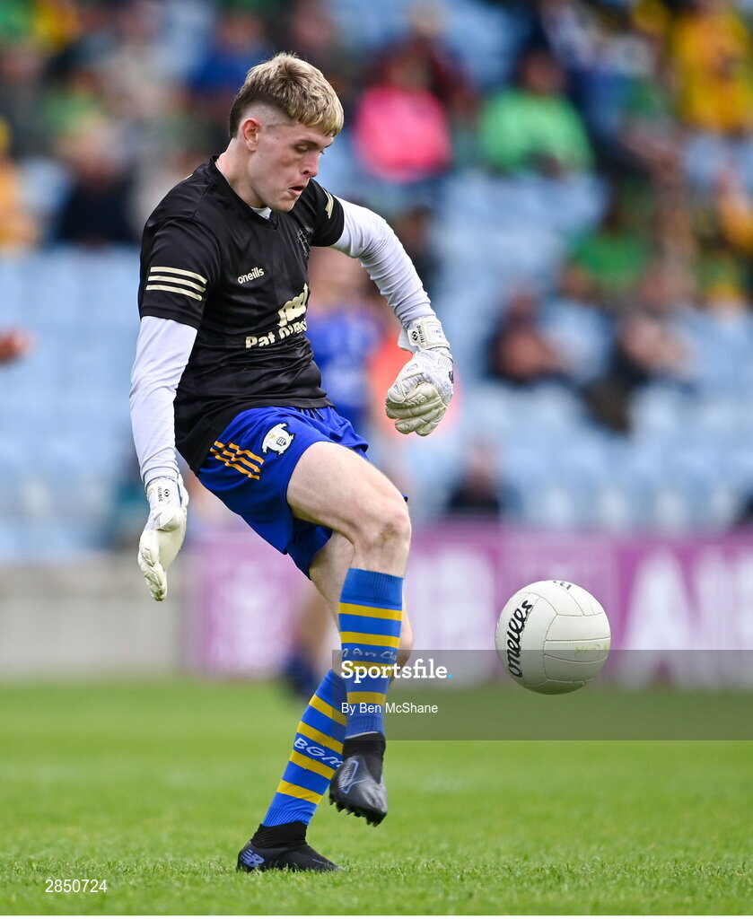 15 June 2024; Clare goalkeeper Tristan O'Callaghan during the GAA Football All-Ireland Senior Championship Round 3 match between Clare and Donegal at Hastings Insurance MacHale Park in Castlebar, Mayo. Photo by Ben McShane/Sportsfile