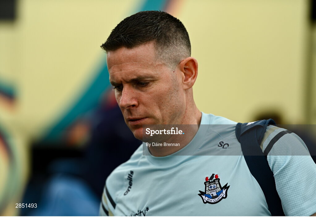 16 June 2024; Stephen Cluxton of Dublin arrives ahead of the GAA Football All-Ireland Senior Championship Round 3 match between Dublin and Mayo at Dr Hyde Park in Roscommon. Photo by Daire Brennan/Sportsfile