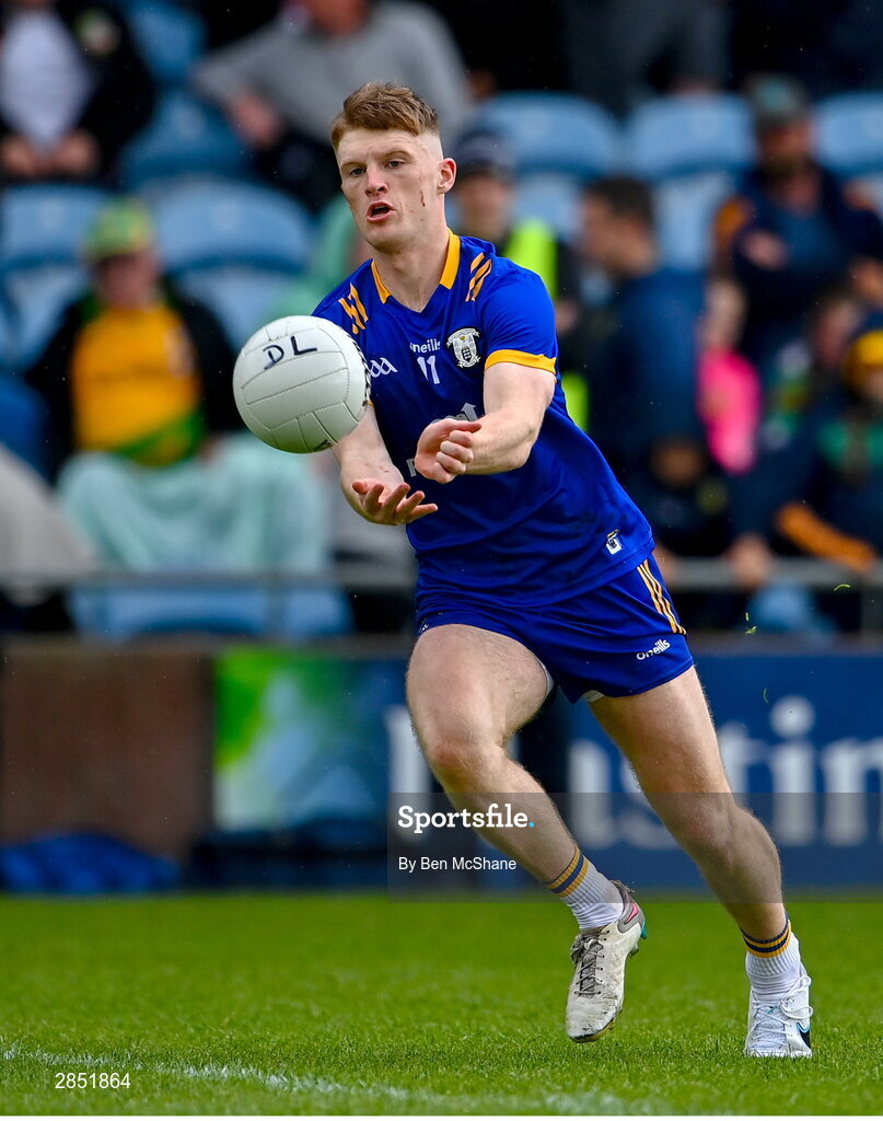 15 June 2024; Dermot Coughlan of Clare during the GAA Football All-Ireland Senior Championship Round 3 match between Clare and Donegal at Hastings Insurance MacHale Park in Castlebar, Mayo. Photo by Ben McShane/Sportsfile