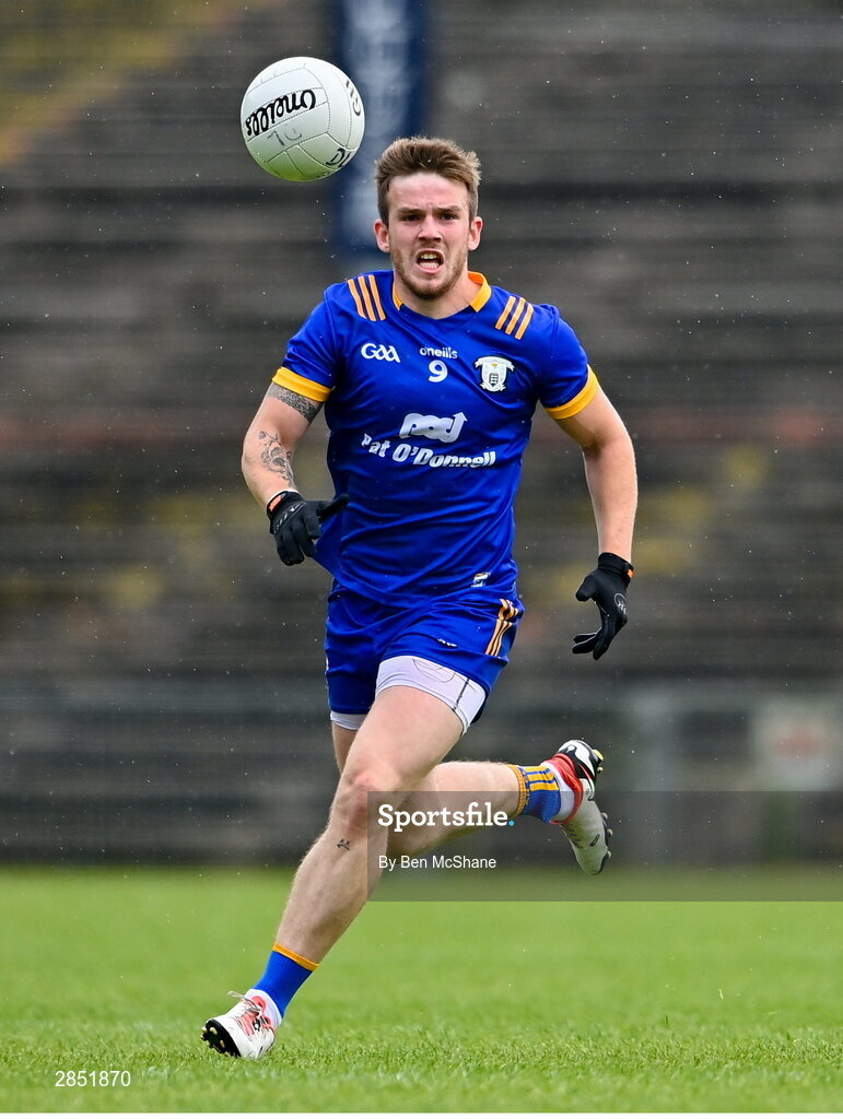 15 June 2024; Michéal Garry of Clare during the GAA Football All-Ireland Senior Championship Round 3 match between Clare and Donegal at Hastings Insurance MacHale Park in Castlebar, Mayo. Photo by Ben McShane/Sportsfile