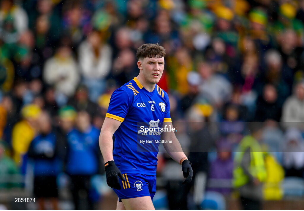 15 June 2024; Cillian Rouine of Clare during the GAA Football All-Ireland Senior Championship Round 3 match between Clare and Donegal at Hastings Insurance MacHale Park in Castlebar, Mayo. Photo by Ben McShane/Sportsfile