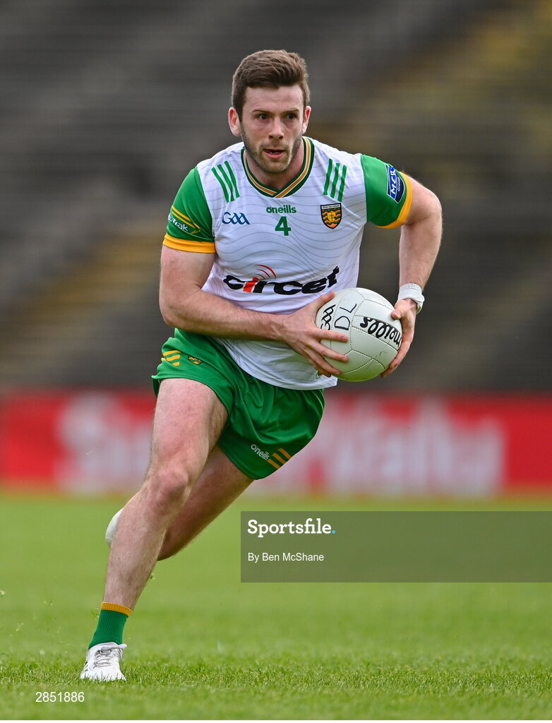 15 June 2024; Eoghan Bán Gallagher of Donegal during the GAA Football All-Ireland Senior Championship Round 3 match between Clare and Donegal at Hastings Insurance MacHale Park in Castlebar, Mayo. Photo by Ben McShane/Sportsfile