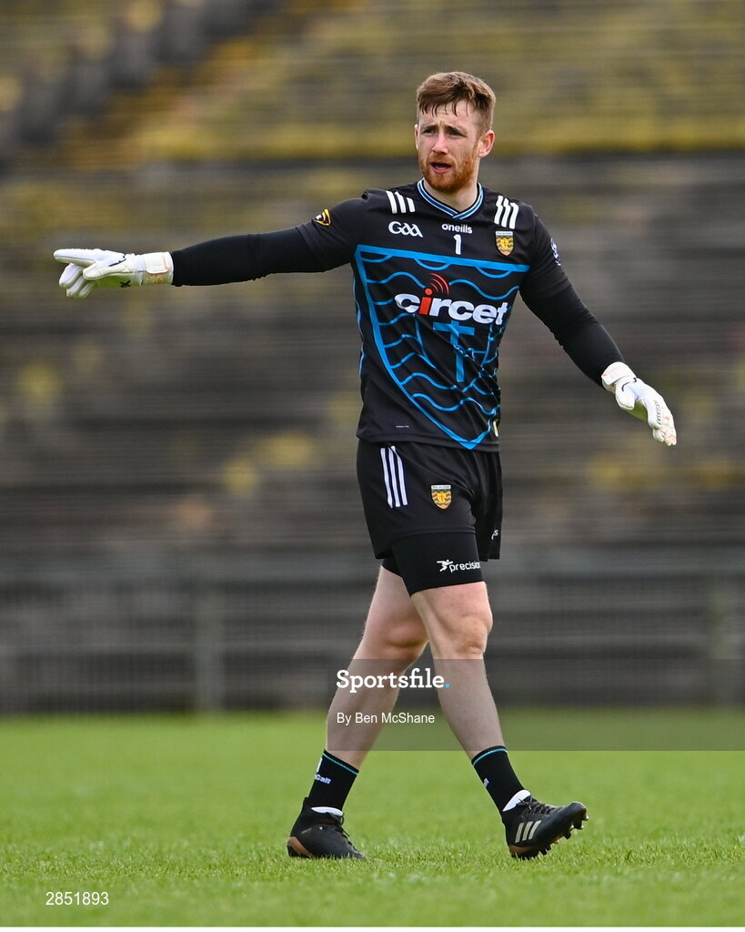 15 June 2024; Donegal goalkeeper Shaun Patton during the GAA Football All-Ireland Senior Championship Round 3 match between Clare and Donegal at Hastings Insurance MacHale Park in Castlebar, Mayo. Photo by Ben McShane/Sportsfile