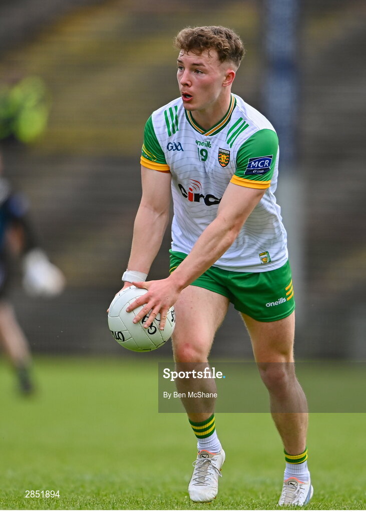15 June 2024; Odhran Doherty of Donegal during the GAA Football All-Ireland Senior Championship Round 3 match between Clare and Donegal at Hastings Insurance MacHale Park in Castlebar, Mayo. Photo by Ben McShane/Sportsfile