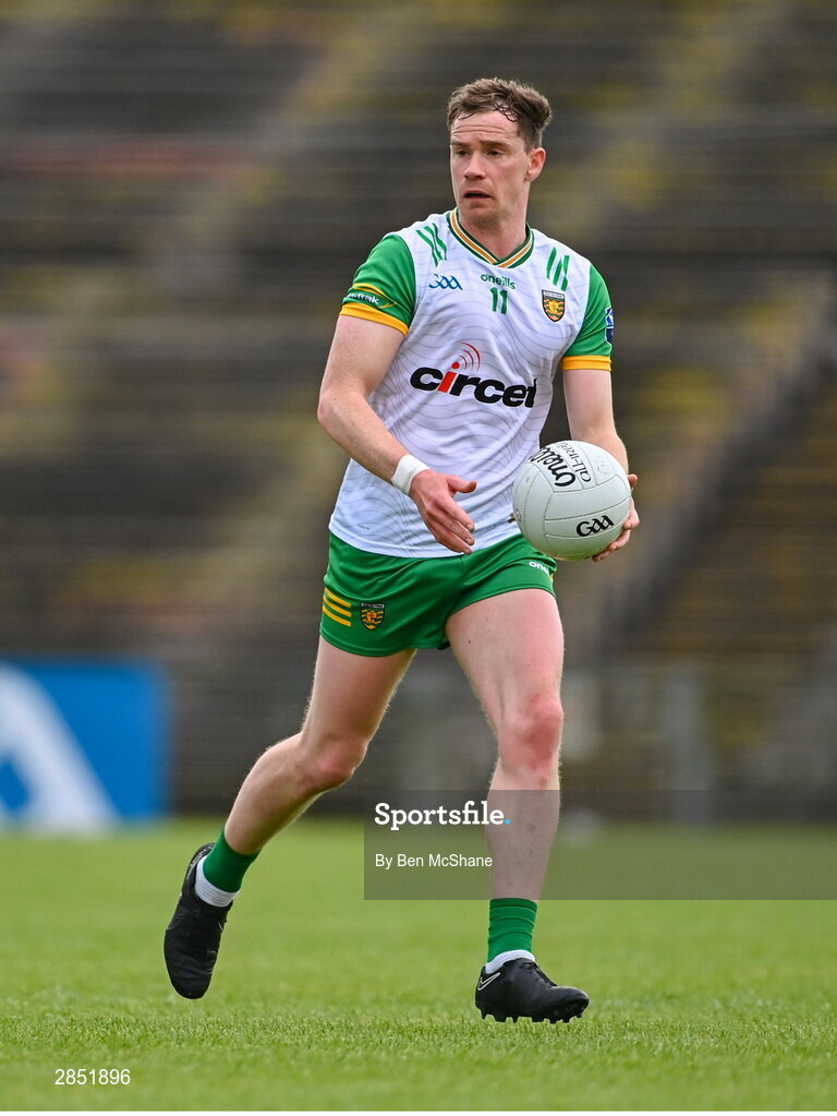 15 June 2024; Ciaran Thompson of Donegal during the GAA Football All-Ireland Senior Championship Round 3 match between Clare and Donegal at Hastings Insurance MacHale Park in Castlebar, Mayo. Photo by Ben McShane/Sportsfile