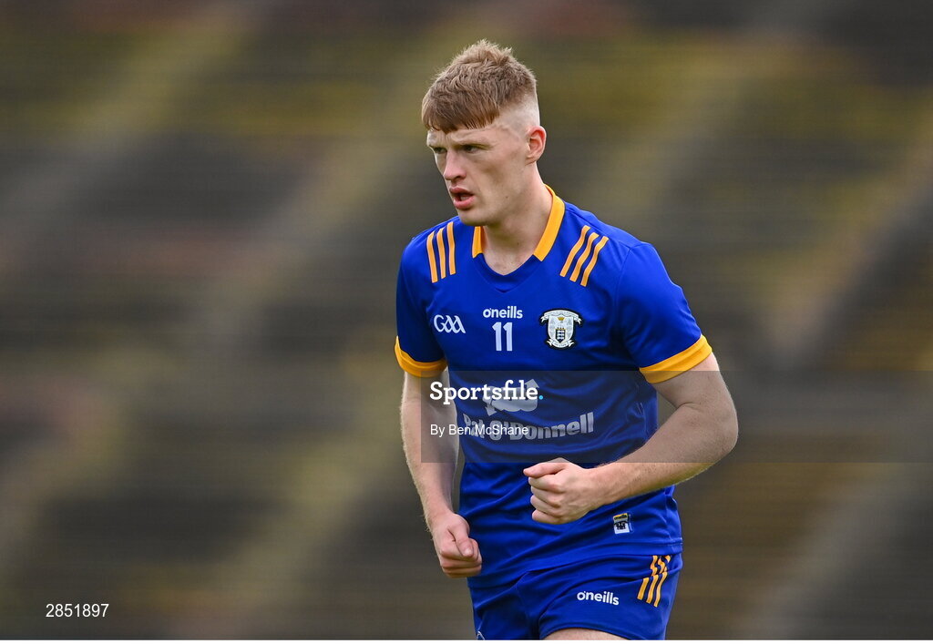 15 June 2024; Dermot Coughlan of Clare during the GAA Football All-Ireland Senior Championship Round 3 match between Clare and Donegal at Hastings Insurance MacHale Park in Castlebar, Mayo. Photo by Ben McShane/Sportsfile