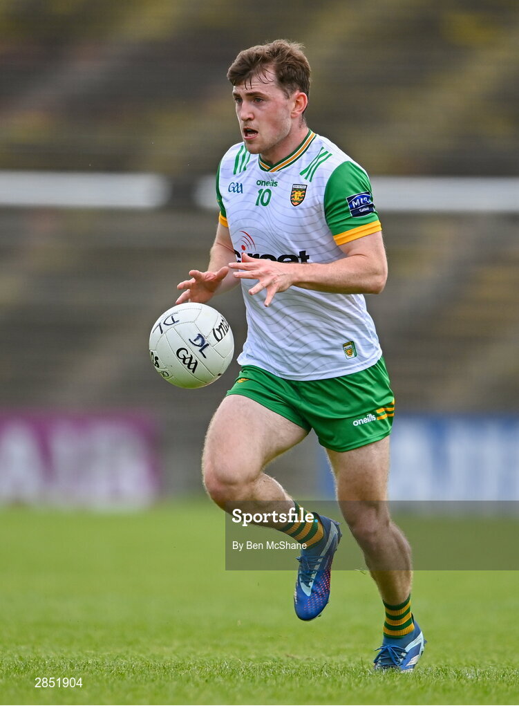 15 June 2024; Shane O'Donnell of Donegal during the GAA Football All-Ireland Senior Championship Round 3 match between Clare and Donegal at Hastings Insurance MacHale Park in Castlebar, Mayo. Photo by Ben McShane/Sportsfile