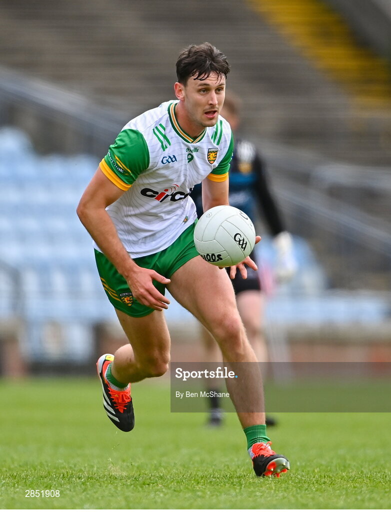 15 June 2024; Michael Langan of Donegal during the GAA Football All-Ireland Senior Championship Round 3 match between Clare and Donegal at Hastings Insurance MacHale Park in Castlebar, Mayo. Photo by Ben McShane/Sportsfile