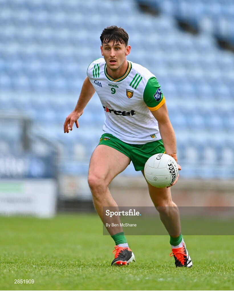 15 June 2024; Michael Langan of Donegal during the GAA Football All-Ireland Senior Championship Round 3 match between Clare and Donegal at Hastings Insurance MacHale Park in Castlebar, Mayo. Photo by Ben McShane/Sportsfile