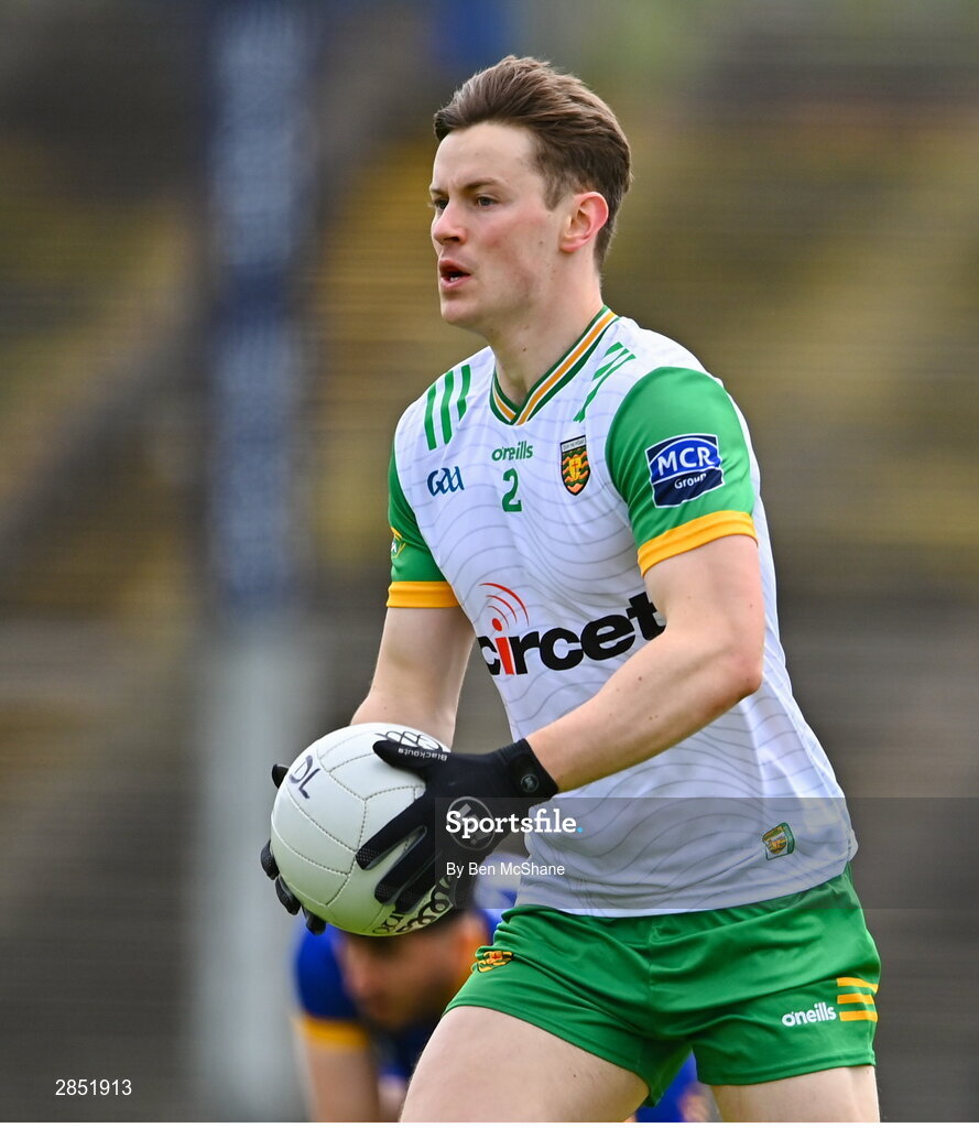 15 June 2024; Mark Curran of Donegal during the GAA Football All-Ireland Senior Championship Round 3 match between Clare and Donegal at Hastings Insurance MacHale Park in Castlebar, Mayo. Photo by Ben McShane/Sportsfile