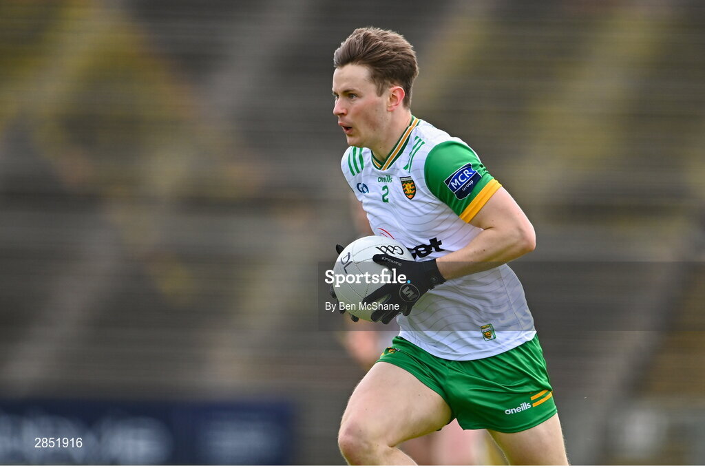 15 June 2024; Mark Curran of Donegal during the GAA Football All-Ireland Senior Championship Round 3 match between Clare and Donegal at Hastings Insurance MacHale Park in Castlebar, Mayo. Photo by Ben McShane/Sportsfile