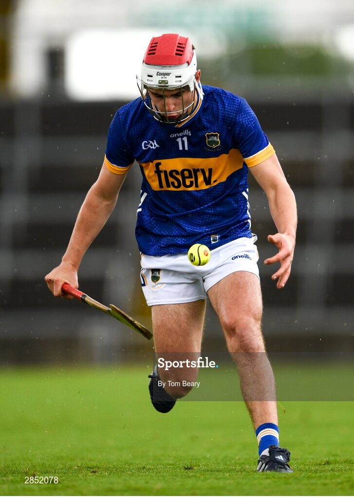 15 June 2024; Euan Murray of Tipperary during the Electric Ireland GAA Hurling All-Ireland Minor Hurling Championship semi-final match between Tipperary and Galway at TUS Gaelic Grounds in Limerick. Photo by Tom Beary/Sportsfile