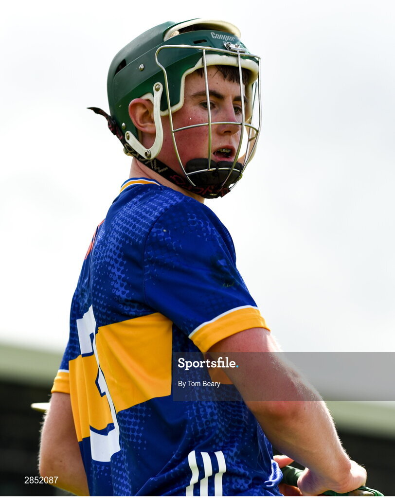 15 June 2024; Cathal O'Reilly of Tipperary during the Electric Ireland GAA Hurling All-Ireland Minor Hurling Championship semi-final match between Tipperary and Galway at TUS Gaelic Grounds in Limerick. Photo by Tom Beary/Sportsfile