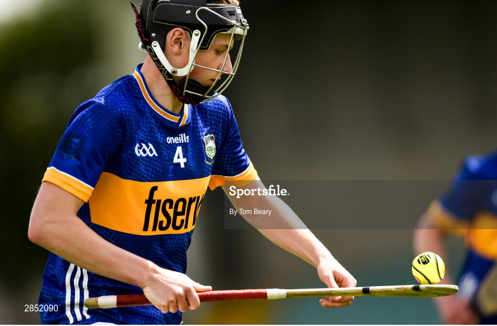 15 June 2024; Patrick Ryan of Tipperary during the Electric Ireland GAA Hurling All-Ireland Minor Hurling Championship semi-final match between Tipperary and Galway at TUS Gaelic Grounds in Limerick. Photo by Tom Beary/Sportsfile