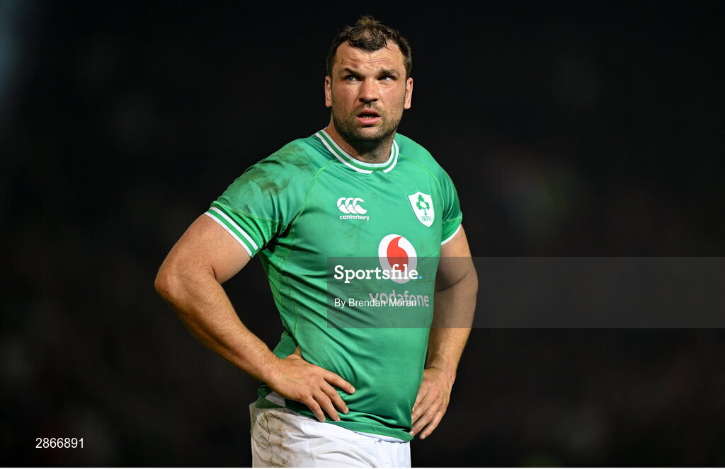 6 July 2024; Tadhg Beirne of Ireland after the first test between South Africa and Ireland at Loftus Versfeld Stadium in Pretoria, South Africa. Photo by Brendan Moran/Sportsfile