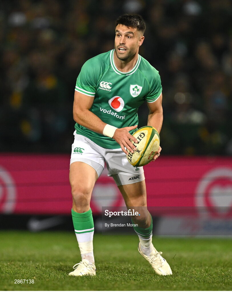 6 July 2024; Conor Murray of Ireland during the first test between South Africa and Ireland at Loftus Versfeld Stadium in Pretoria, South Africa. Photo by Brendan Moran/Sportsfile