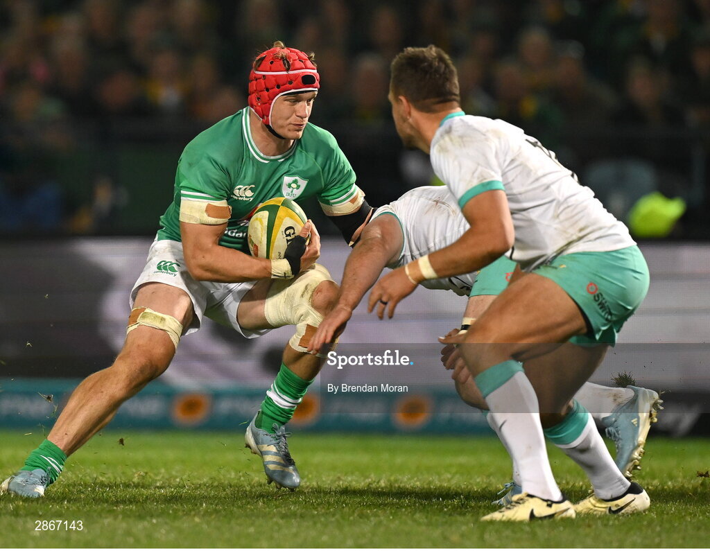 6 July 2024; Josh van der Flier of Ireland during the first test between South Africa and Ireland at Loftus Versfeld Stadium in Pretoria, South Africa. Photo by Brendan Moran/Sportsfile