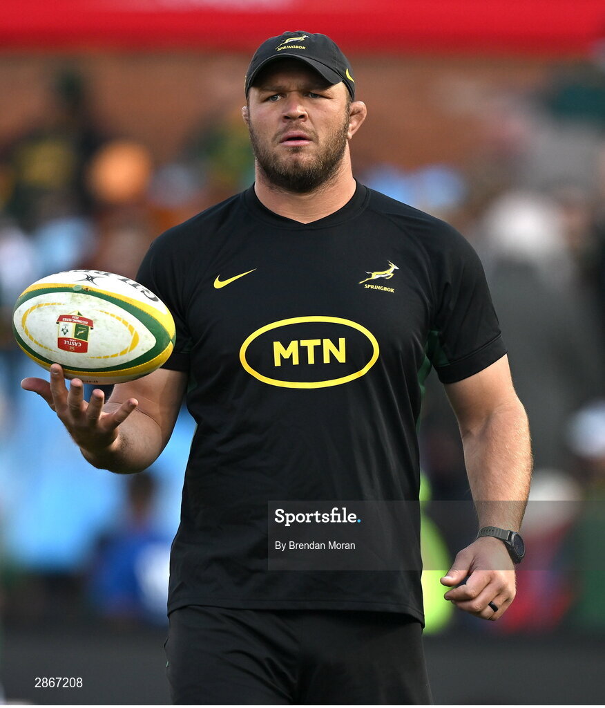 6 July 2024; South Africa coach Duane Vermeulen before the first test between South Africa and Ireland at Loftus Versfeld Stadium in Pretoria, South Africa. Photo by Brendan Moran/Sportsfile