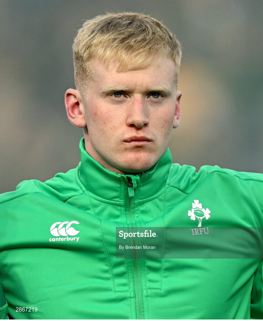 6 July 2024; Jamie Osborne of Ireland before the first test between South Africa and Ireland at Loftus Versfeld Stadium in Pretoria, South Africa. Photo by Brendan Moran/Sportsfile