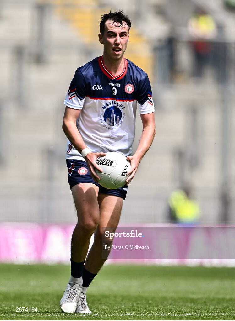14 July 2024; Gearóid Kennedy of New York during the GAA Football All-Ireland Junior Championship final between London and New York at Croke Park in Dublin. Photo by Piaras Ó Mídheach/Sportsfile