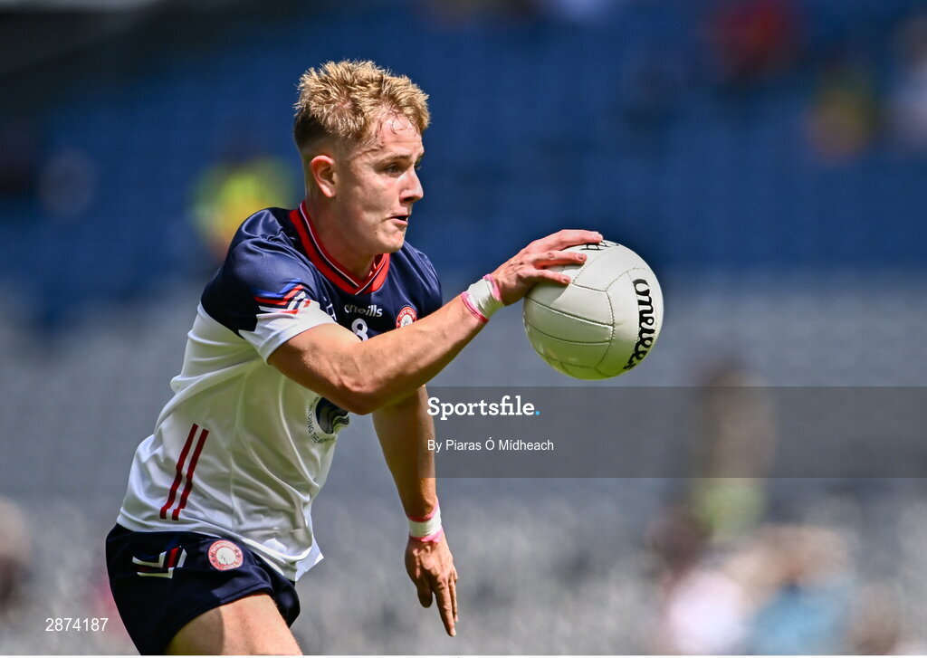 14 July 2024; Colm Shalvey of New York during the GAA Football All-Ireland Junior Championship final between London and New York at Croke Park in Dublin. Photo by Piaras Ó Mídheach/Sportsfile