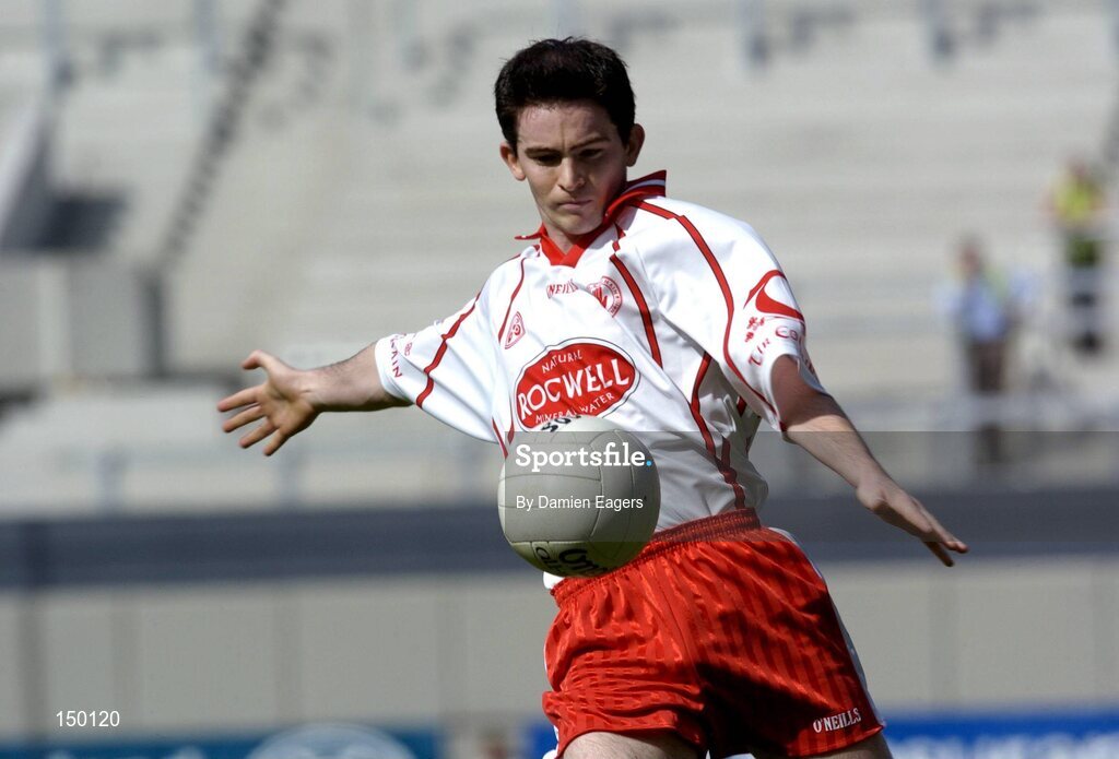 1 August 2004; Mark Harte, Tyrone. Bank of Ireland All-Ireland Football Championship, Round 4, Laois v Tyrone, Croke Park, Dublin. Picture credit; Damien Eagers / SPORTSFILE