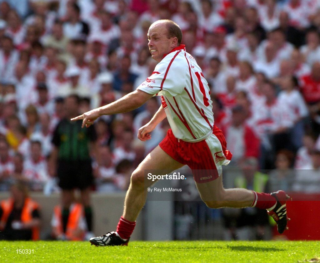 7 August 2004; Peter Canavan, Tyrone. Bank of Ireland All-Ireland Senior Football Championship Quarter Final, Mayo v Tyrone, Croke Park, Dublin. Picture credit; Ray McManus / SPORTSFILE