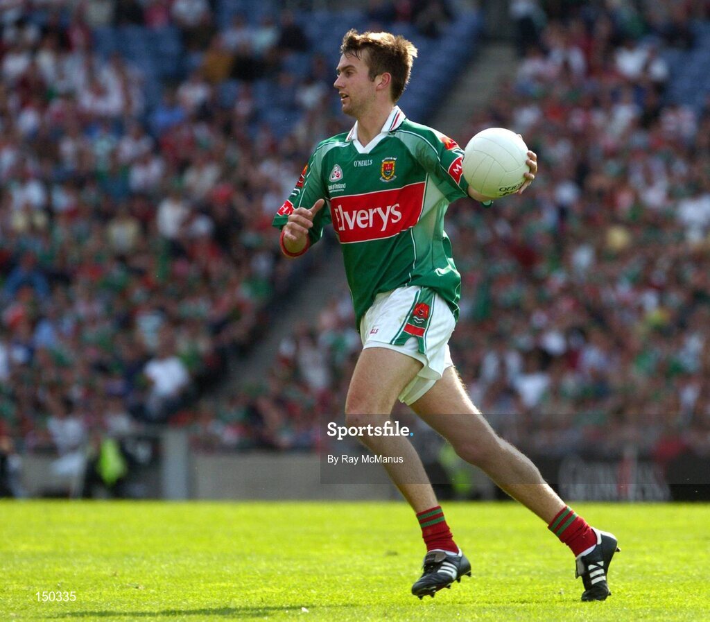 7 August 2004; Ronan McGarrity, Mayo. Bank of Ireland All-Ireland Senior Football Championship Quarter Final, Mayo v Tyrone, Croke Park, Dublin. Picture credit; Ray McManus / SPORTSFILE