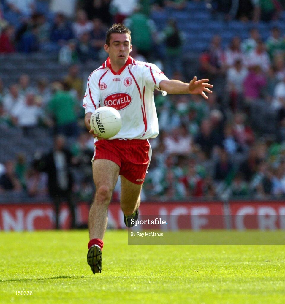 7 August 2004; Joe McMahon, Tyrone. Bank of Ireland All-Ireland Senior Football Championship Quarter Final, Mayo v Tyrone, Croke Park, Dublin. Picture credit; Ray McManus / SPORTSFILE