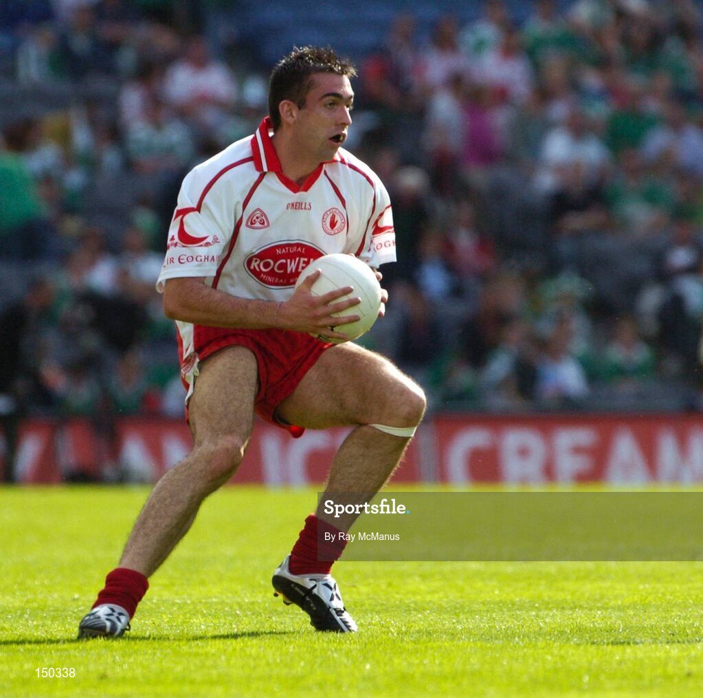 7 August 2004; Joe McMahon, Tyrone. Bank of Ireland All-Ireland Senior Football Championship Quarter Final, Mayo v Tyrone, Croke Park, Dublin. Picture credit; Ray McManus / SPORTSFILE