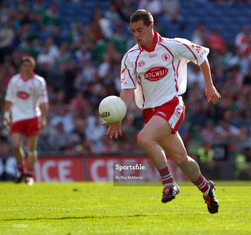 7 August 2004; Brian McGuigan, Tyrone. Bank of Ireland All-Ireland Senior Football Championship Quarter Final, Mayo v Tyrone, Croke Park, Dublin. Picture credit; Ray McManus / SPORTSFILE