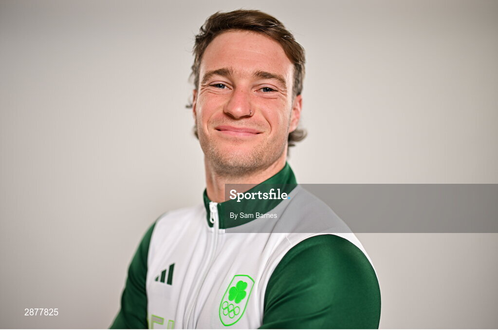 16 July 2024; Noel Hendrick during the Team Ireland Paris 2024 team announcement for Canoeing at The Crowne Plaza Hotel in Blanchardstown, Dublin. Photo by Sam Barnes/Sportsfile
