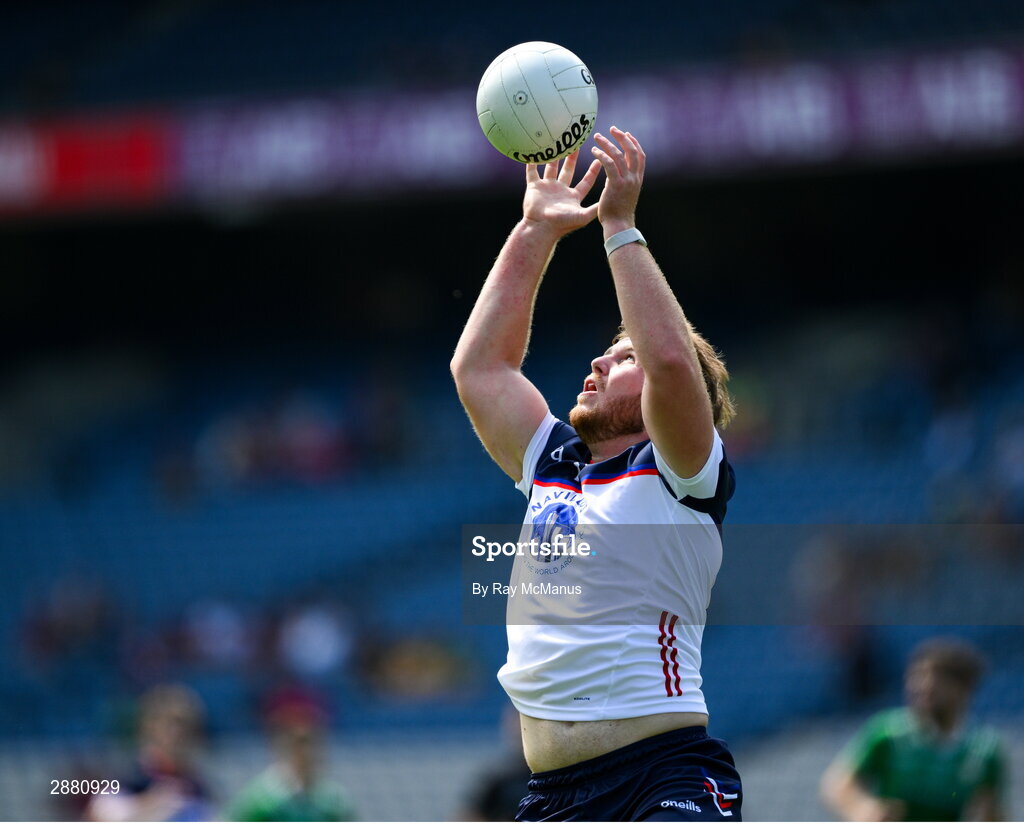14 July 2024; Brian Coughlan of New York during the GAA Football All-Ireland Junior Championship final between London and New York at Croke Park in Dublin. Photo by Ray McManus/Sportsfile