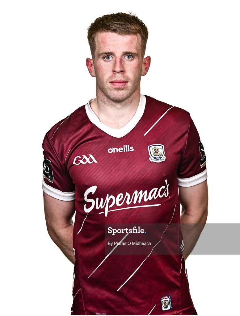18 July 2024; Jack Kirrane during a Galway football squad portrait session at Pearse Stadium in Galway. Photo by Piaras Ó Mídheach/Sportsfile