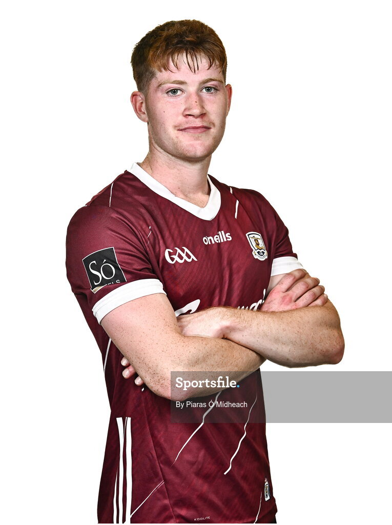 18 July 2024; Patrick Egan during a Galway football squad portrait session at Pearse Stadium in Galway. Photo by Piaras Ó Mídheach/Sportsfile