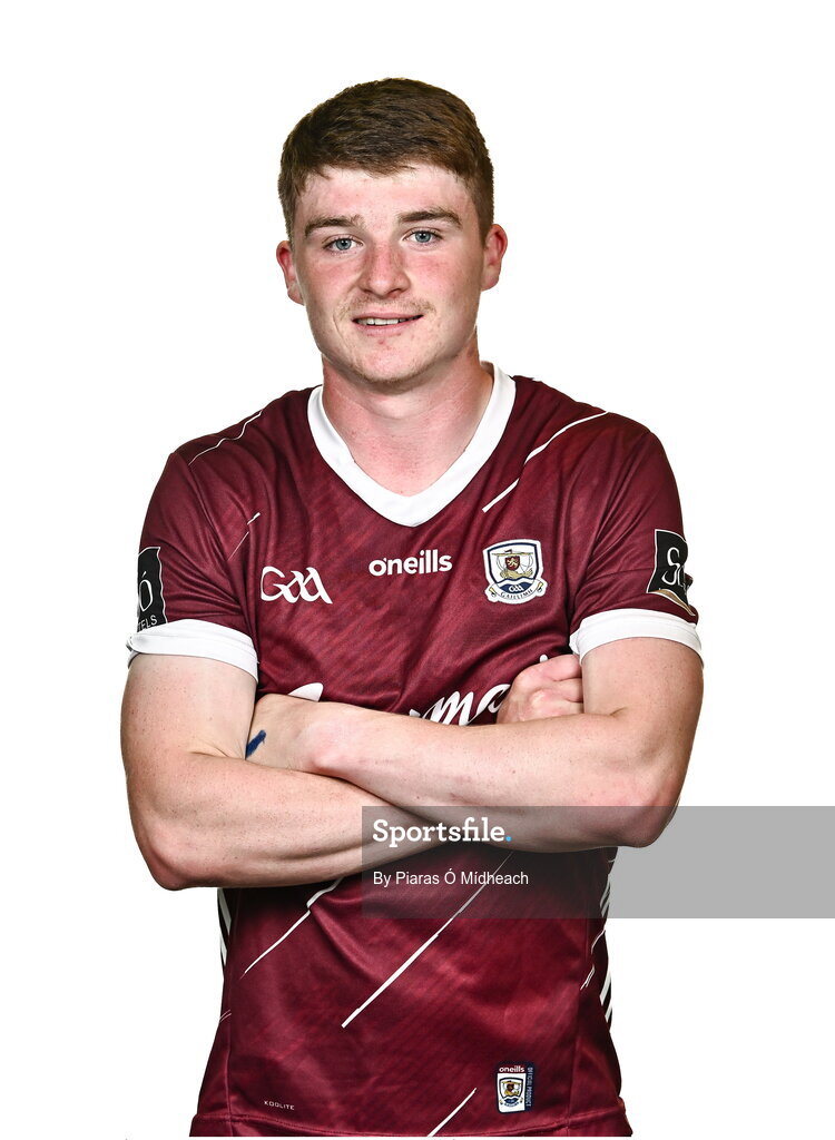 18 July 2024; Liam Ó Conghaile during a Galway football squad portrait session at Pearse Stadium in Galway. Photo by Piaras Ó Mídheach/Sportsfile
