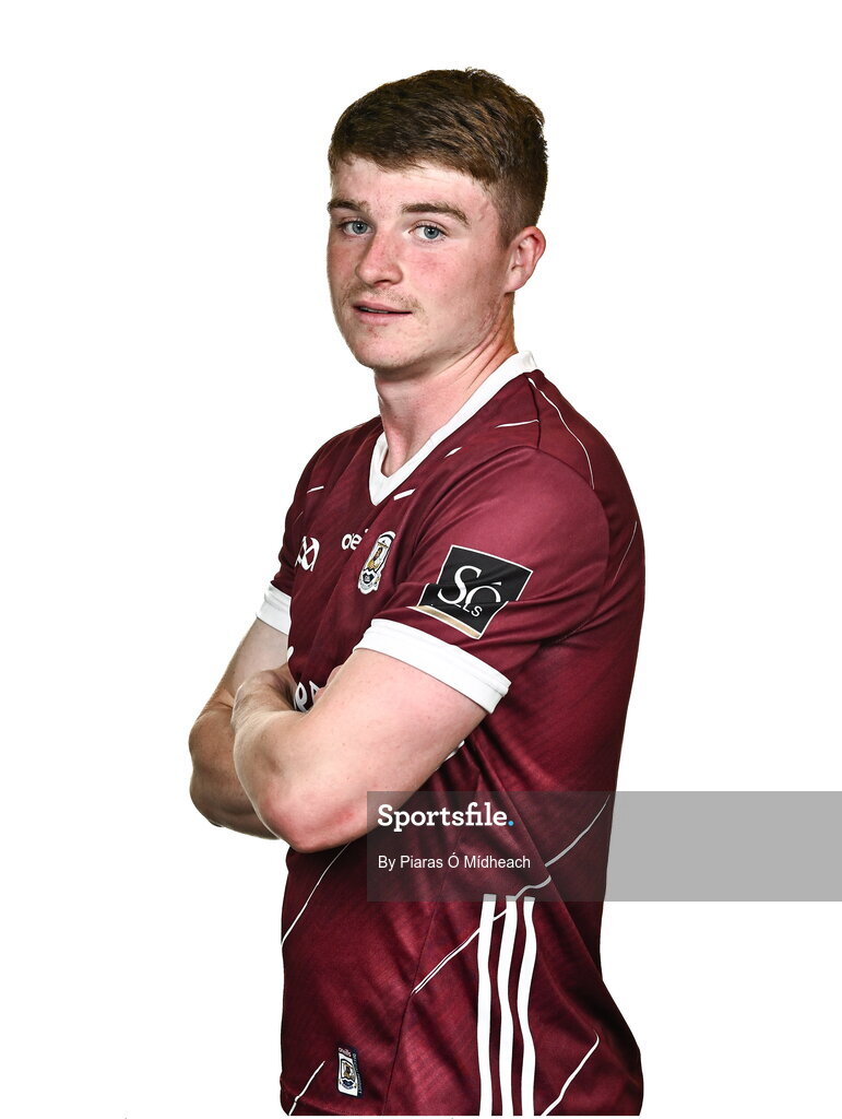 18 July 2024; Liam Ó Conghaile during a Galway football squad portrait session at Pearse Stadium in Galway. Photo by Piaras Ó Mídheach/Sportsfile