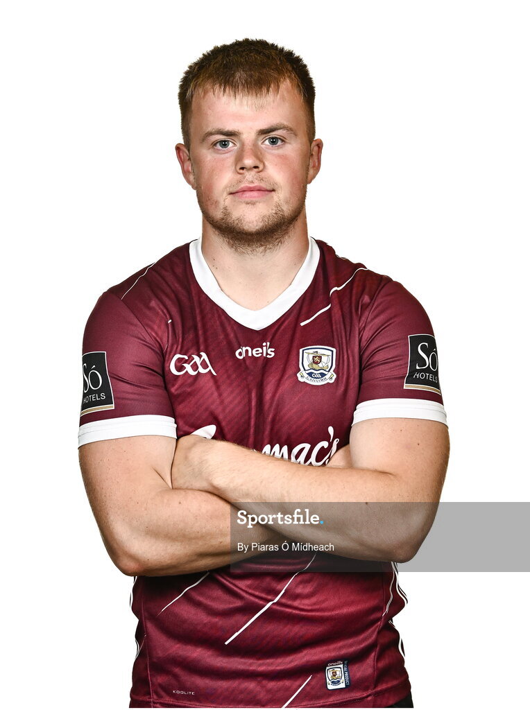 18 July 2024; Goalkeeper Conor Flaherty during a Galway football squad portrait session at Pearse Stadium in Galway. Photo by Piaras Ó Mídheach/Sportsfile