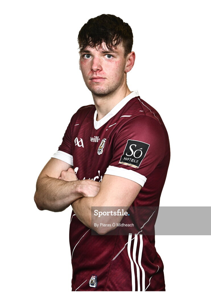 18 July 2024; Jack McCabe during a Galway football squad portrait session at Pearse Stadium in Galway. Photo by Piaras Ó Mídheach/Sportsfile