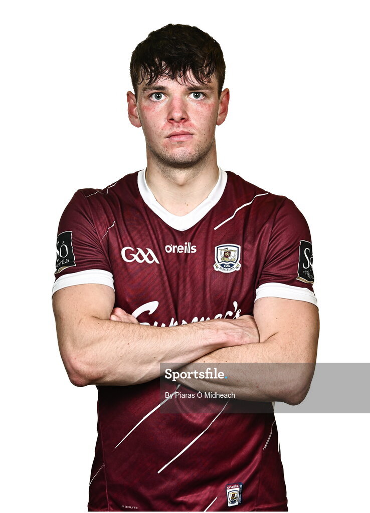 18 July 2024; Jack McCabe during a Galway football squad portrait session at Pearse Stadium in Galway. Photo by Piaras Ó Mídheach/Sportsfile