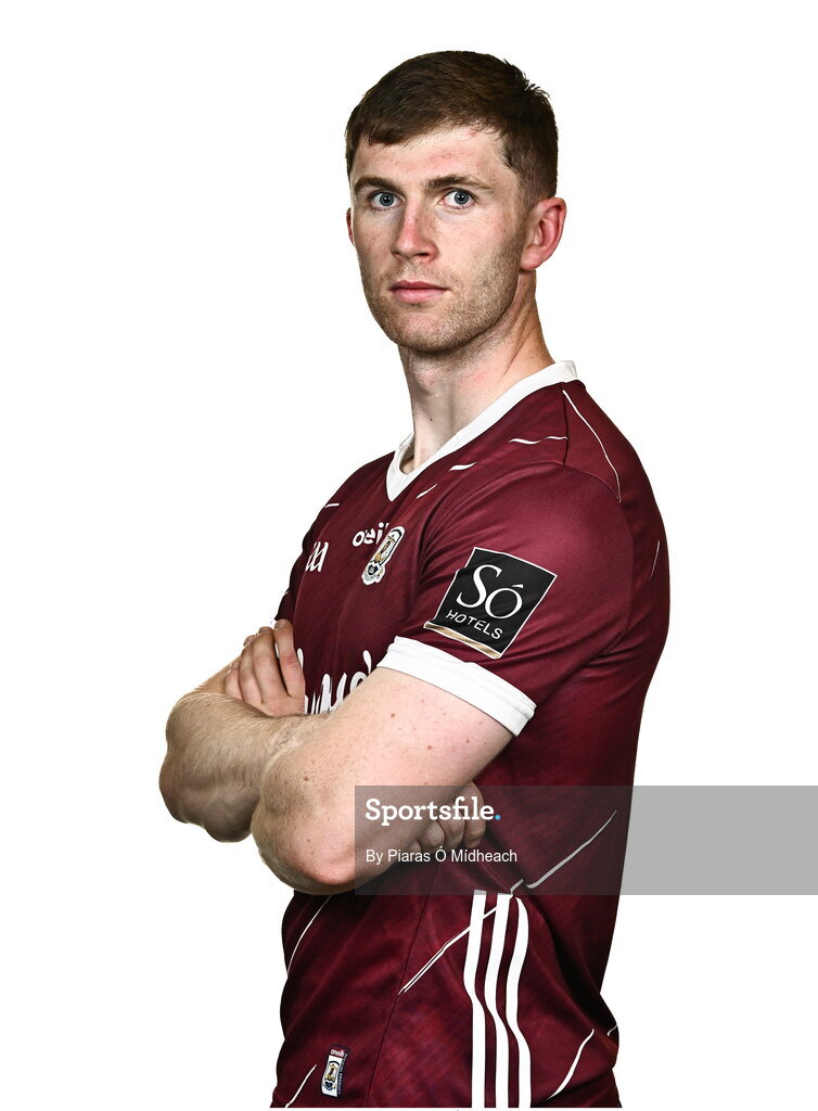 18 July 2024; Diarmuid Kilcommins during a Galway football squad portrait session at Pearse Stadium in Galway. Photo by Piaras Ó Mídheach/Sportsfile