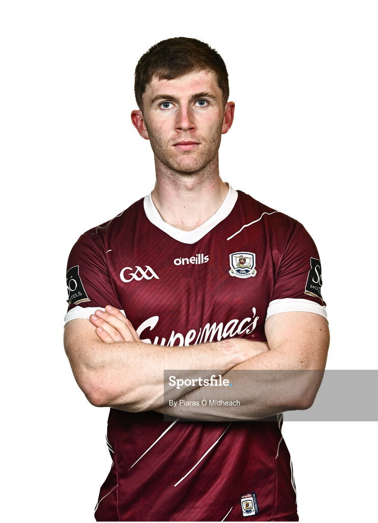 18 July 2024; Diarmuid Kilcommins during a Galway football squad portrait session at Pearse Stadium in Galway. Photo by Piaras Ó Mídheach/Sportsfile