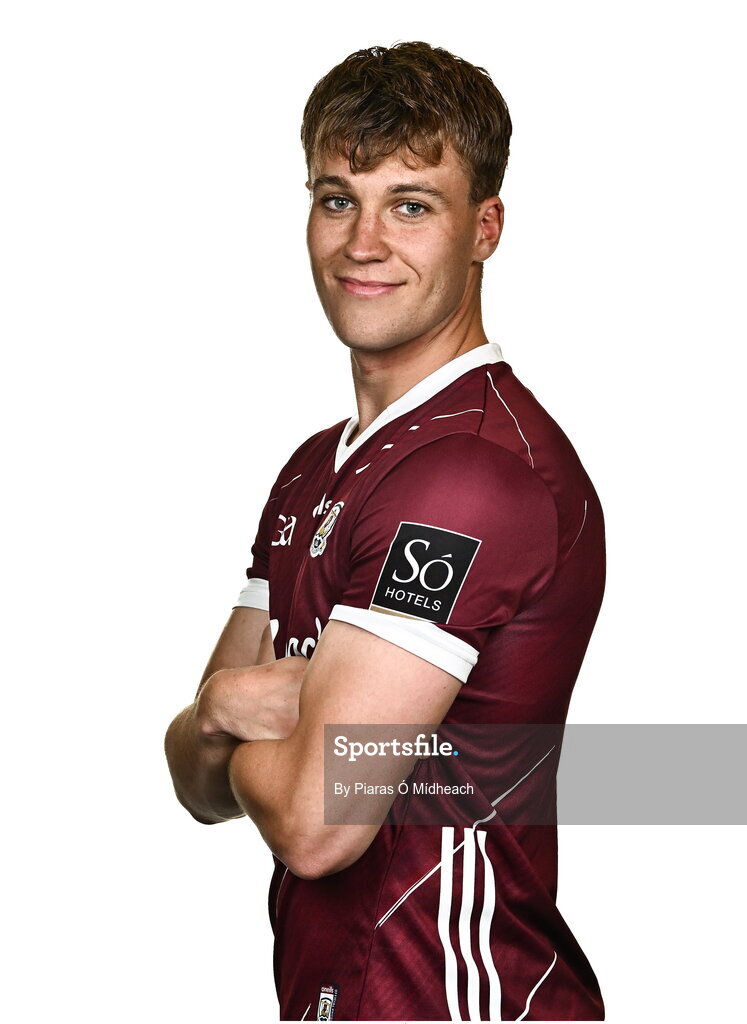 18 July 2024; Jack O'Neill during a Galway football squad portrait session at Pearse Stadium in Galway. Photo by Piaras Ó Mídheach/Sportsfile