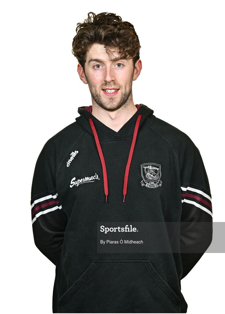 18 July 2024; Physiotherapist Niall Duane during a Galway football squad portrait session at Pearse Stadium in Galway. Photo by Piaras Ó Mídheach/Sportsfile