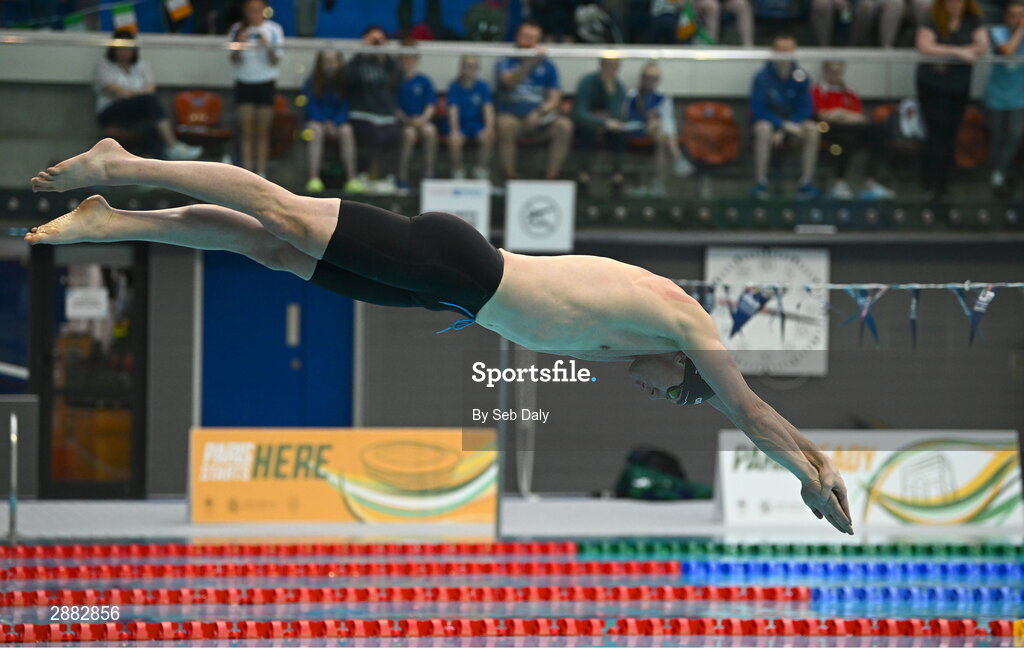 20 July 2024; Shane Ryan during a Team Ireland Paris 2024 Aquatics team training session at the National Aquatic Centre on the Sport Ireland Campus in Dublin. Photo by Seb Daly/Sportsfile