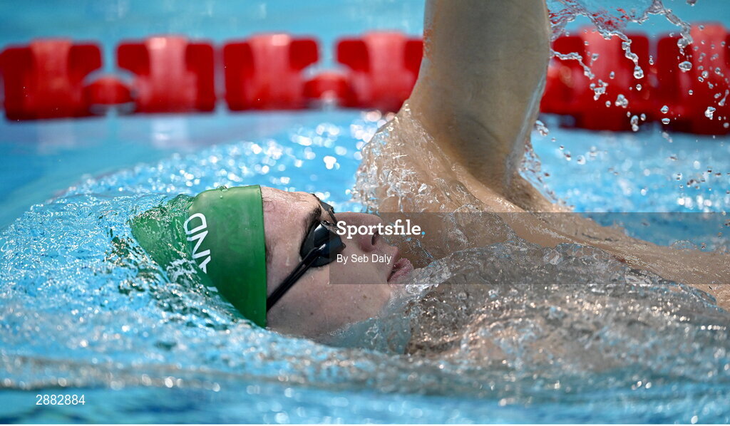 20 July 2024; Conor Ferguson during a Team Ireland Paris 2024 Aquatics team training session at the National Aquatic Centre on the Sport Ireland Campus in Dublin. Photo by Seb Daly/Sportsfile