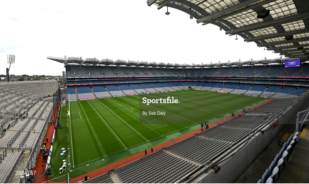 21 July 2024; A general view inside the stadium before the GAA Hurling All-Ireland Senior Championship Final match between Clare and Cork at Croke Park in Dublin. Photo by Seb Daly/Sportsfile
