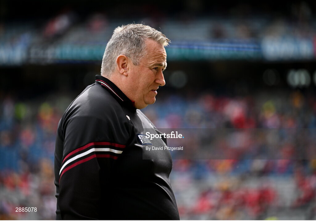 21 July 2024; Cork manager Pat Ryan before the GAA Hurling All-Ireland Senior Championship Final between Clare and Cork at Croke Park in Dublin. Photo by David Fitzgerald/Sportsfile