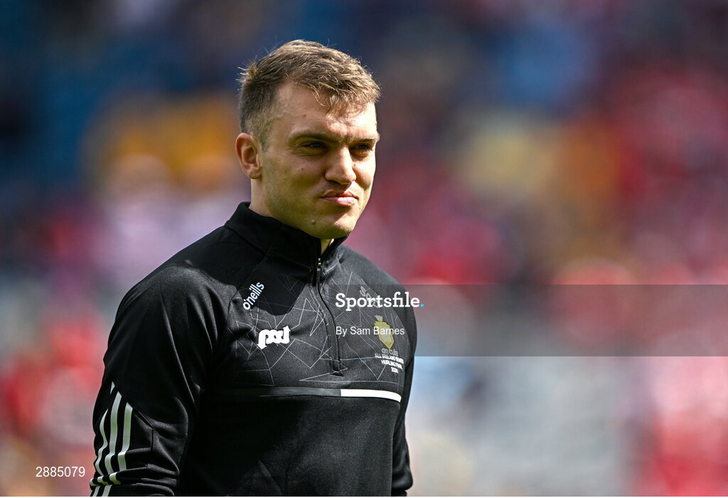 21 July 2024; Shane O'Donnell of Clare walks the pitch before the GAA Hurling All-Ireland Senior Championship Final between Clare and Cork at Croke Park in Dublin. Photo by Sam Barnes/Sportsfile