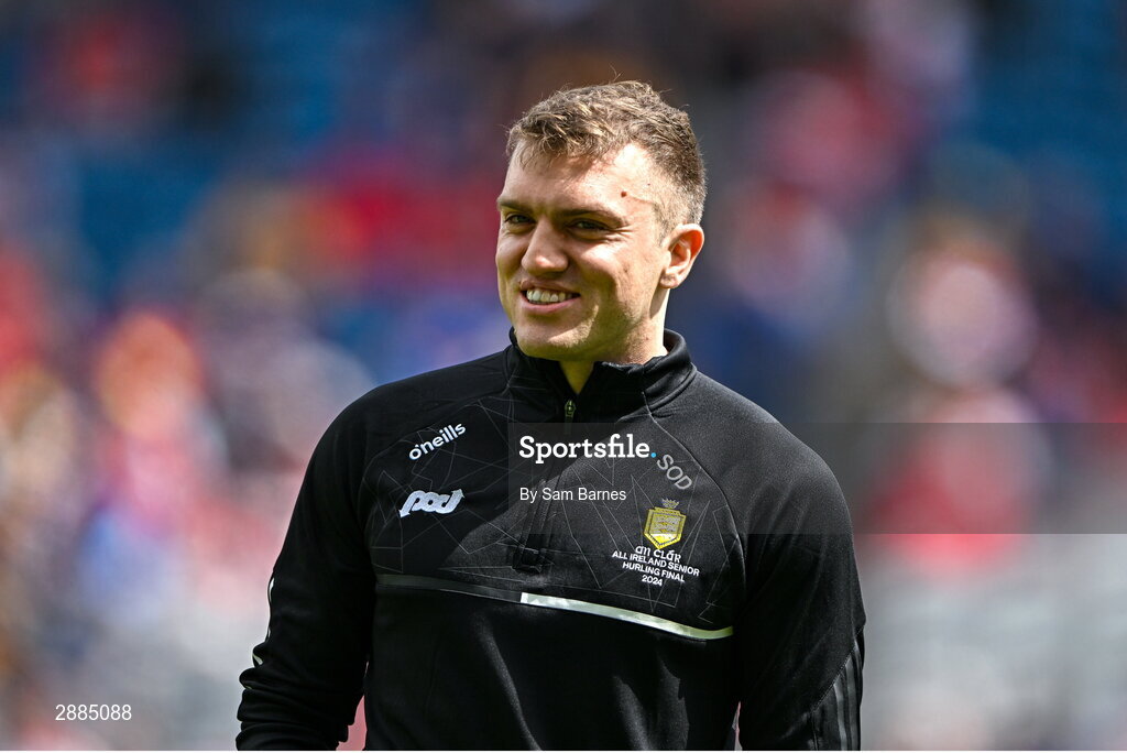 21 July 2024; Shane O'Donnell of Clare walks the pitch before the GAA Hurling All-Ireland Senior Championship Final between Clare and Cork at Croke Park in Dublin. Photo by Sam Barnes/Sportsfile